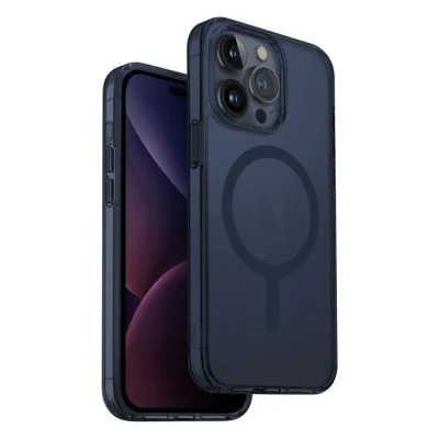 Cover Iphone 15 Pro Magclick Charging Lifepro Xtreme Uniq - Smoke Blue